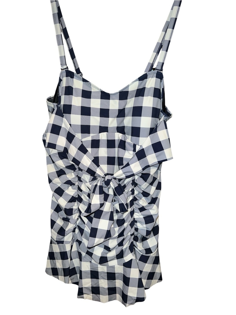 torrid Navy + White Gingham One-Piece Swimsuit